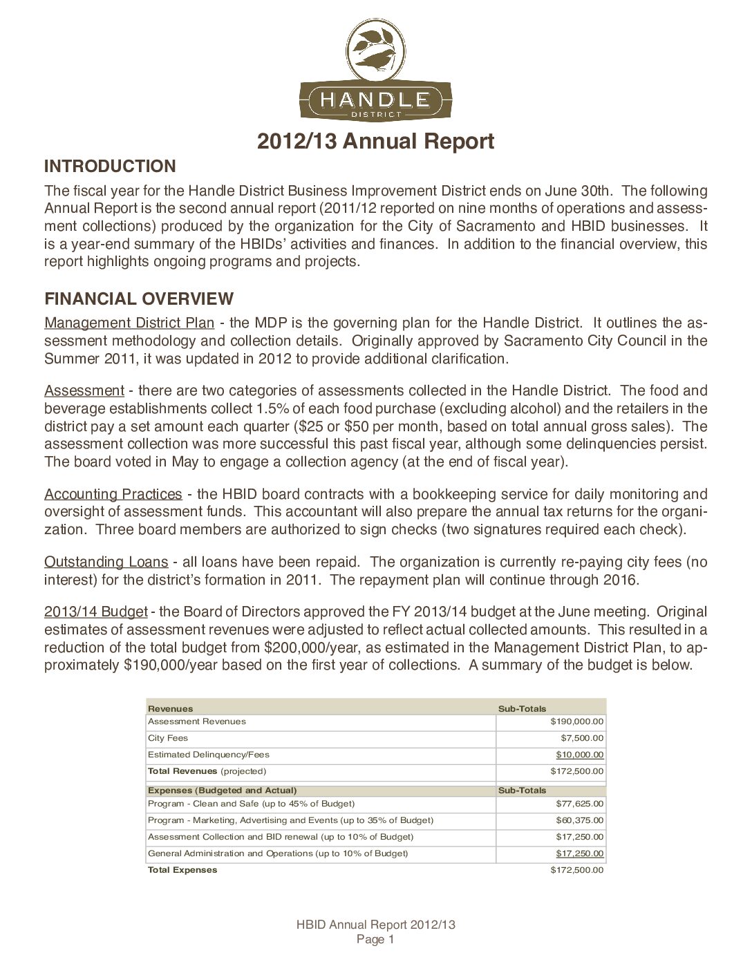 2012-2013 Annual Report