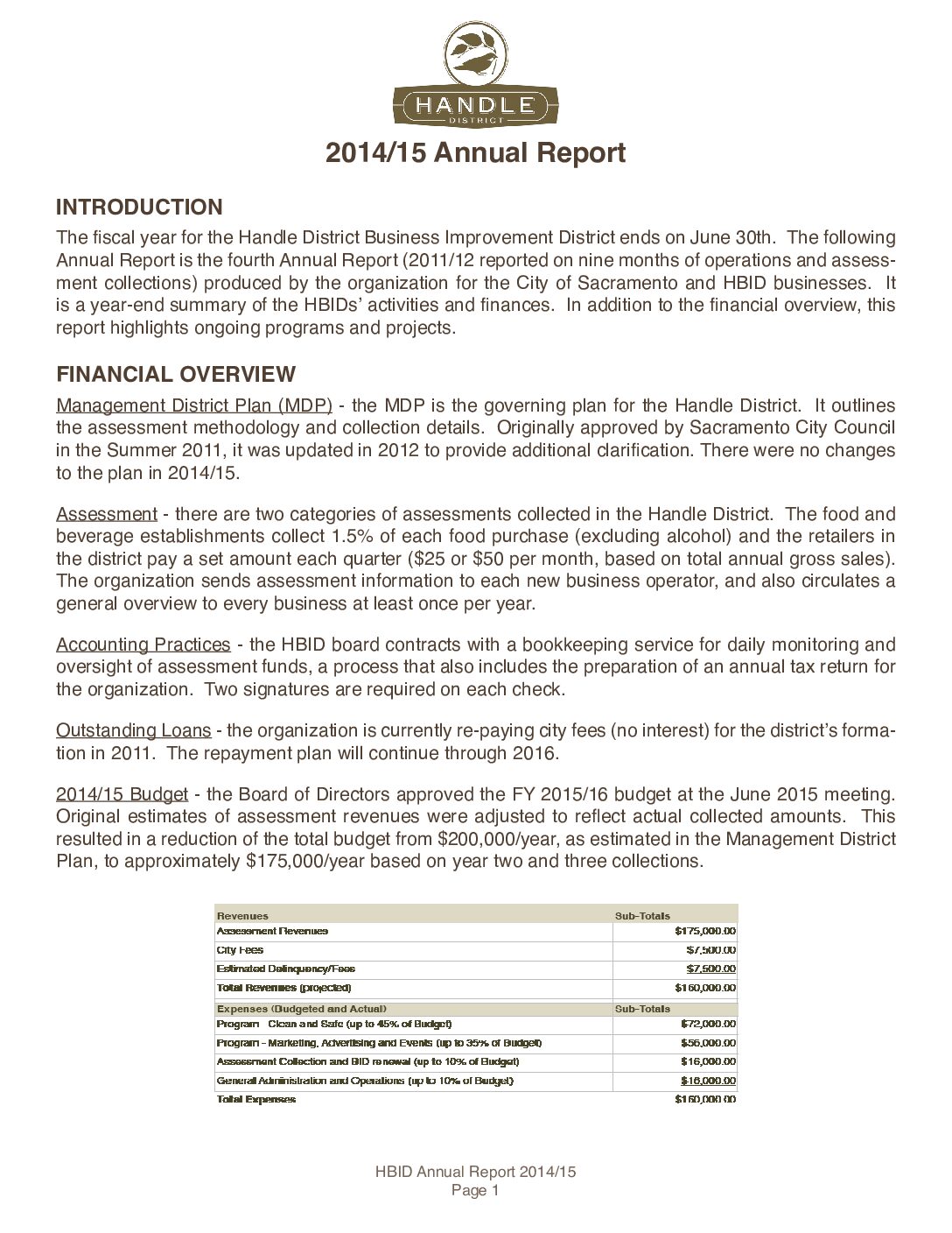 2014-2015 Annual Report