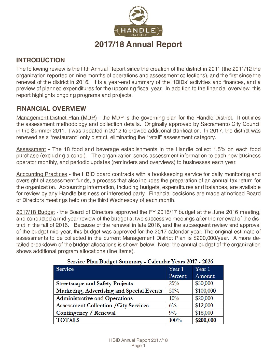2017-2018 Annual Report